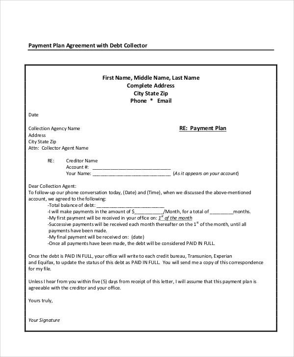 payment proposal template